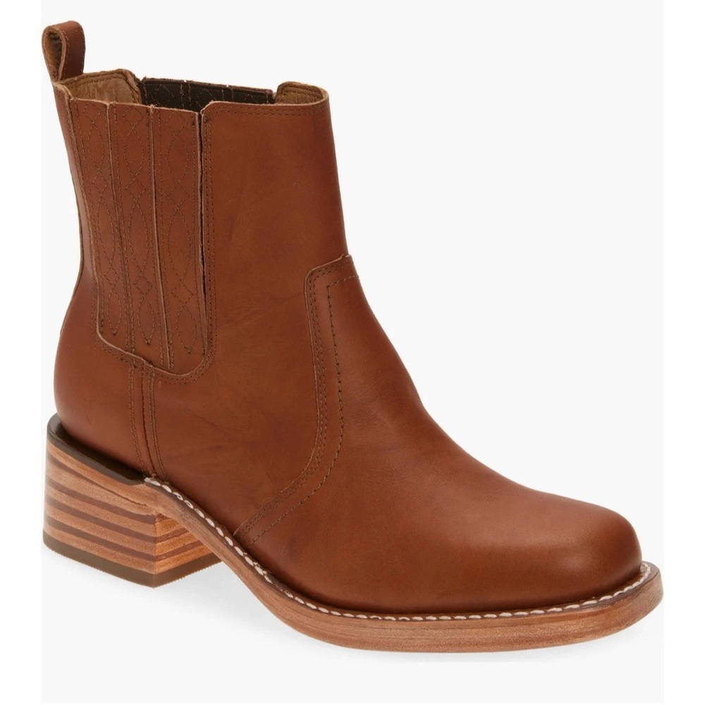 Frye Campus Saddle Chelsea Ankle Boots 8